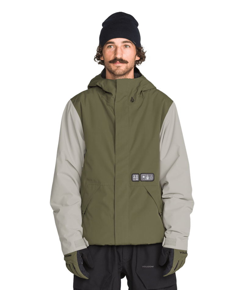 Volcom Mens Double Ins Jacket - Teak 