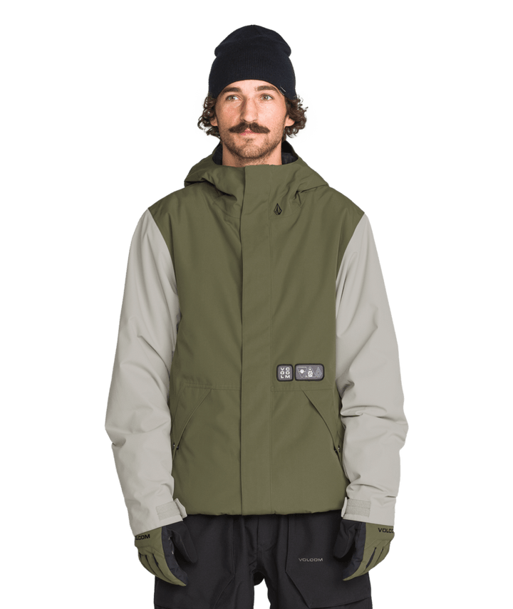 Volcom Mens Double Ins Jacket - Teak 