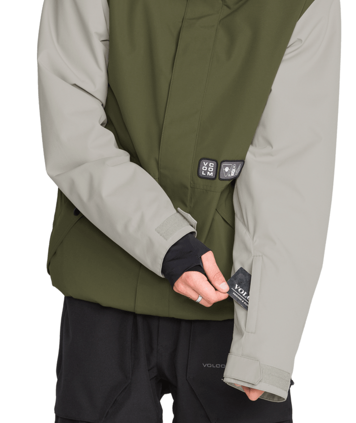 Volcom Mens Double Ins Jacket - Teak 