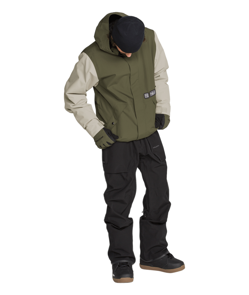 Volcom Mens Double Ins Jacket - Teak 