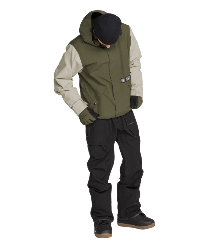 Volcom Mens Double Ins Jacket - Teak 