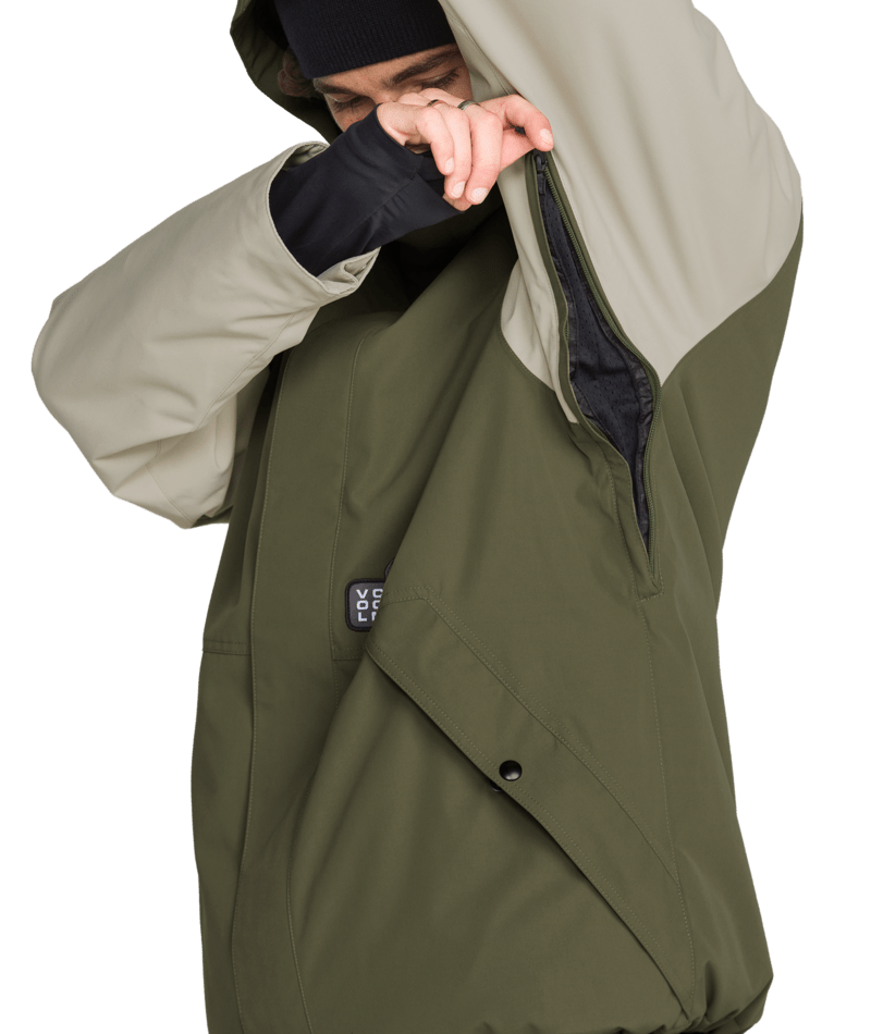 Volcom Mens Double Ins Jacket - Teak 