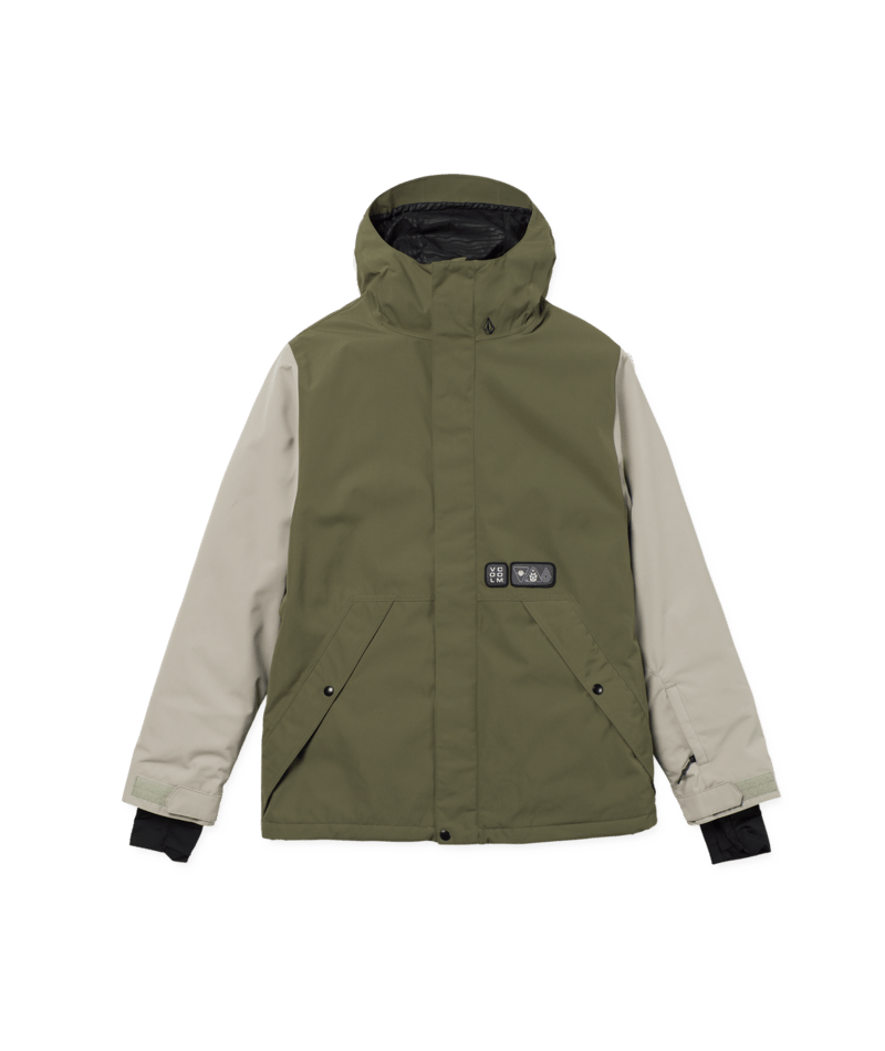 Volcom Mens Double Ins Jacket - Teak 