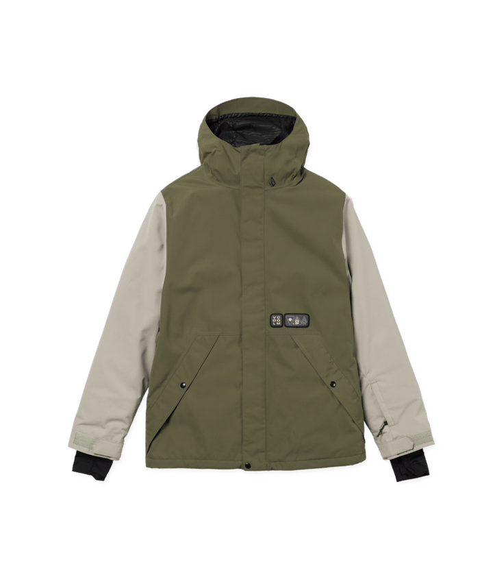 Volcom Mens Double Ins Jacket - Teak 