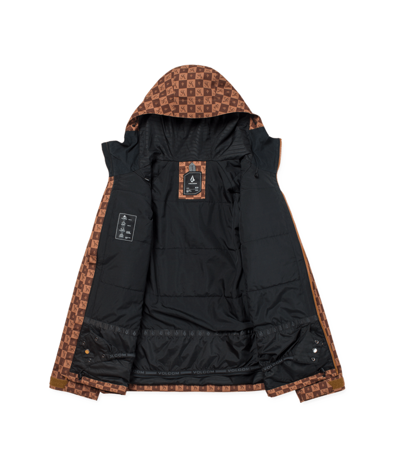 Volcom Mens 2836 Ins Jacket - Brown 