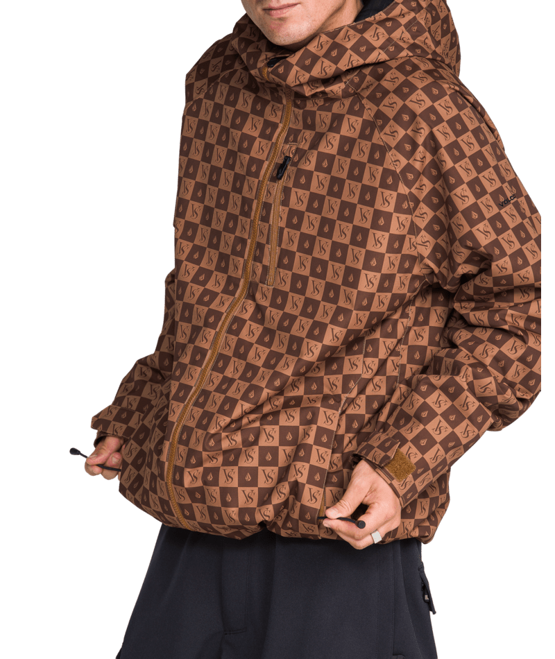 Volcom Mens 2836 Ins Jacket - Brown 
