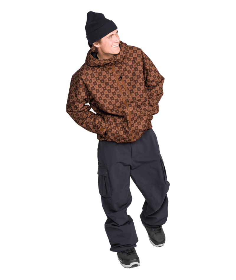 Volcom Mens 2836 Ins Jacket - Brown 