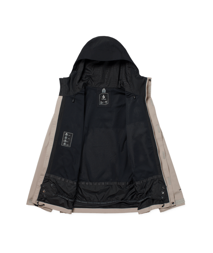 Volcom Mens Buckthreeeighty Ins Jacket - Khaki 