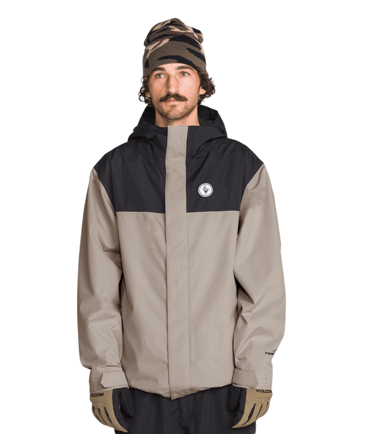 Volcom Mens Buckthreeeighty Ins Jacket - Khaki 