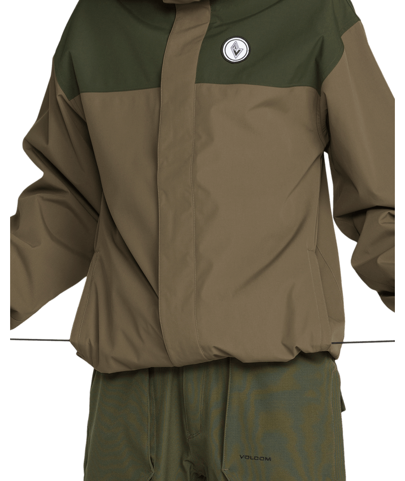 Volcom Mens Buckthreeeighty Ins Jacket - Teak 