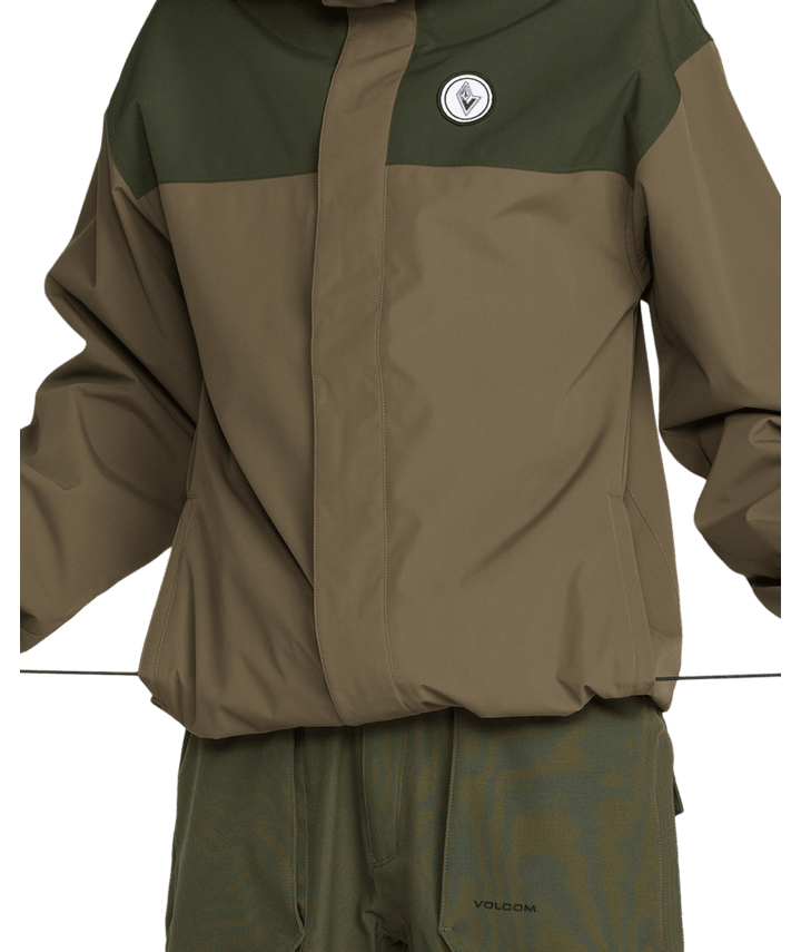Volcom Mens Buckthreeeighty Ins Jacket - Teak 