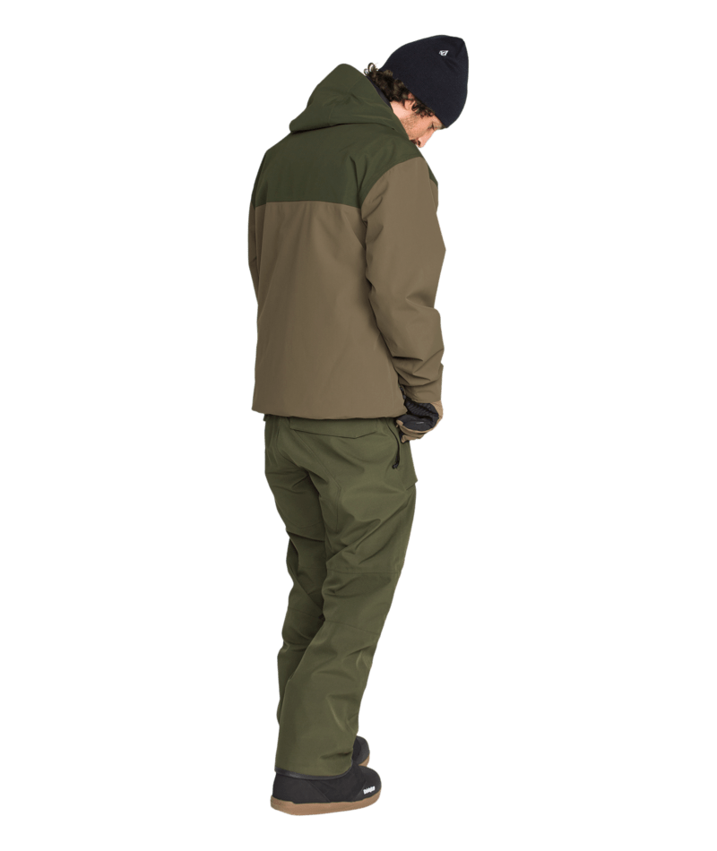 Volcom Mens Buckthreeeighty Ins Jacket - Teak 
