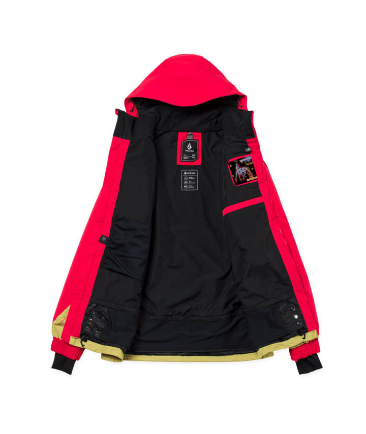 Volcom Mens Longo Gore-Tex Jacket - Bright Cherry 