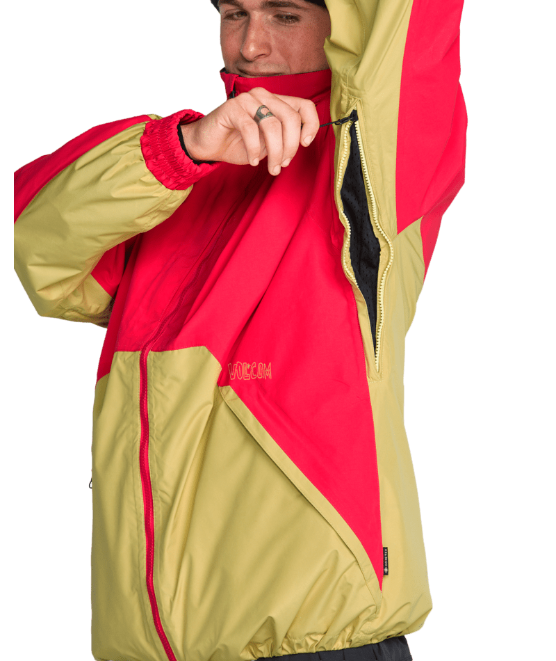 Volcom Mens Longo Gore-Tex Jacket - Bright Cherry 