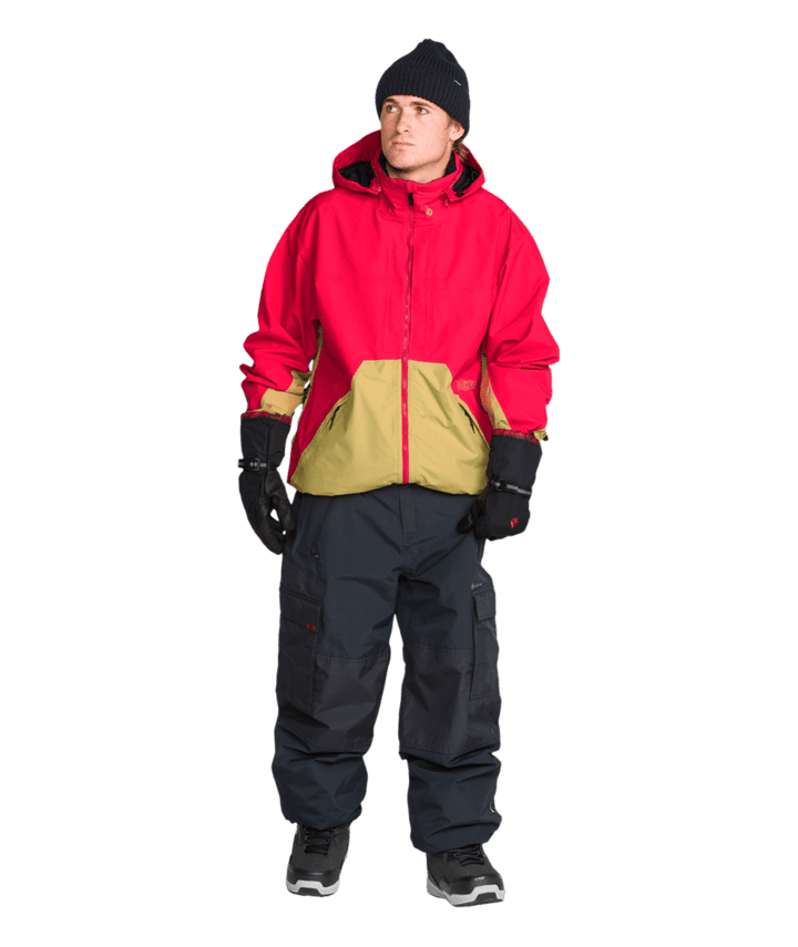 Volcom Mens Longo Gore-Tex Jacket - Bright Cherry 