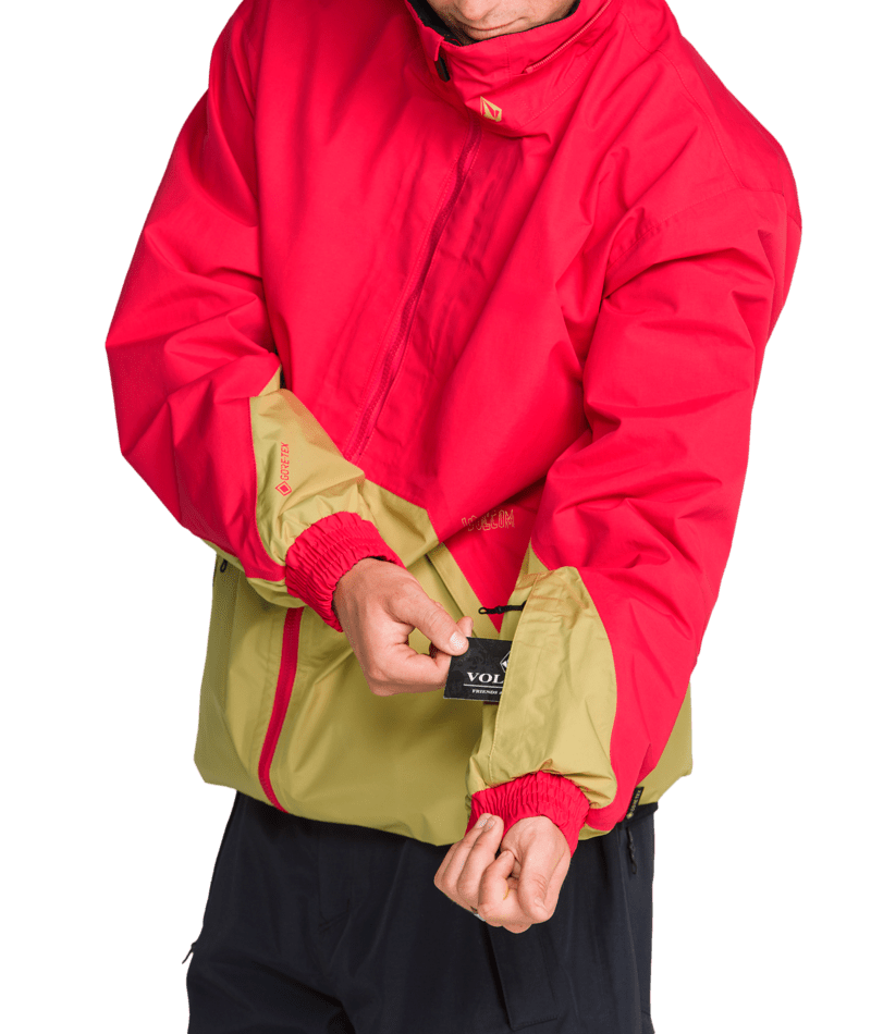 Volcom Mens Longo Gore-Tex Jacket - Bright Cherry 