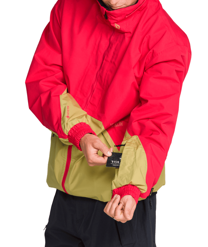 Volcom Mens Longo Gore-Tex Jacket - Bright Cherry 