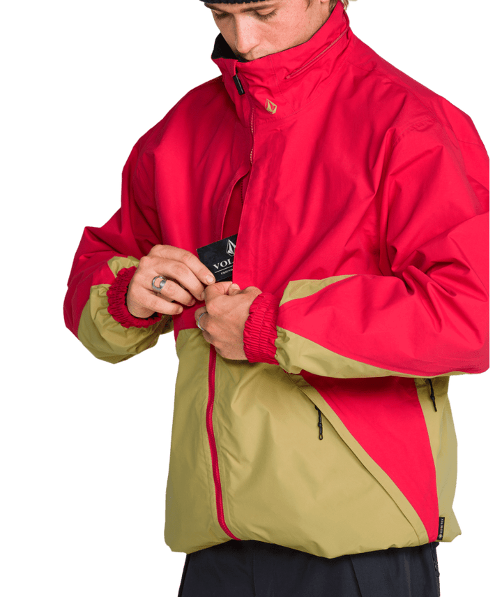 Volcom Mens Longo Gore-Tex Jacket - Bright Cherry 