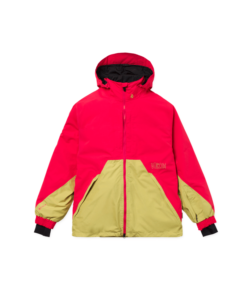 Volcom Mens Longo Gore-Tex Jacket - Bright Cherry 