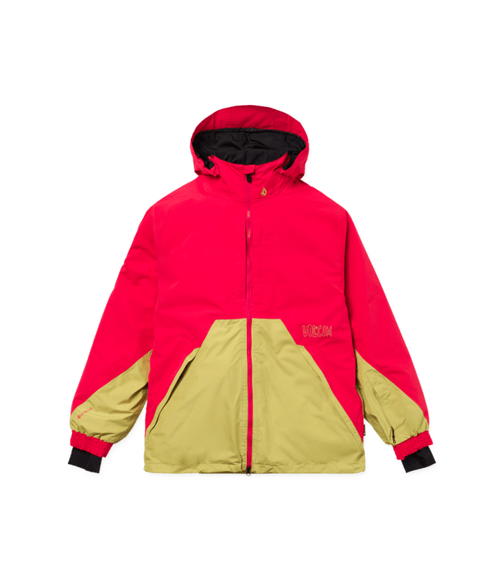 Volcom Mens Longo Gore-Tex Jacket - Bright Cherry 
