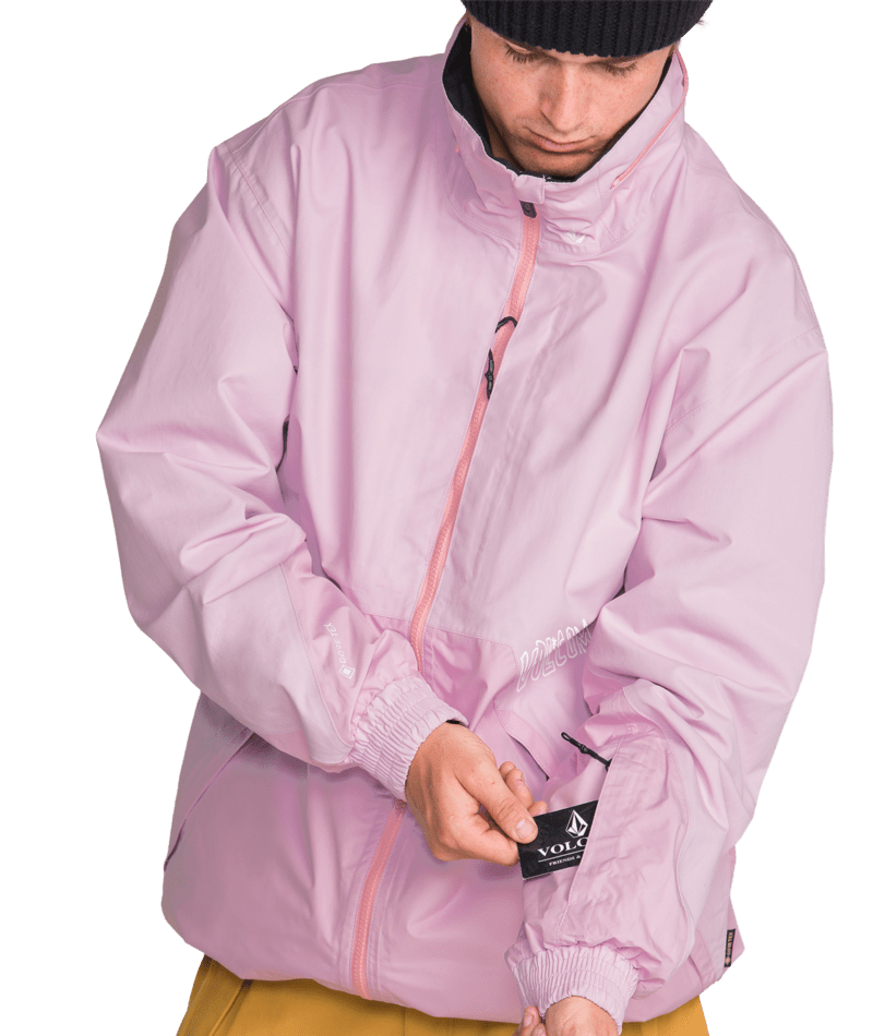 Volcom Mens Longo Gore-Tex Jacket - Pink 