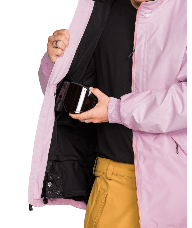 Volcom Mens Longo Gore-Tex Jacket - Pink 