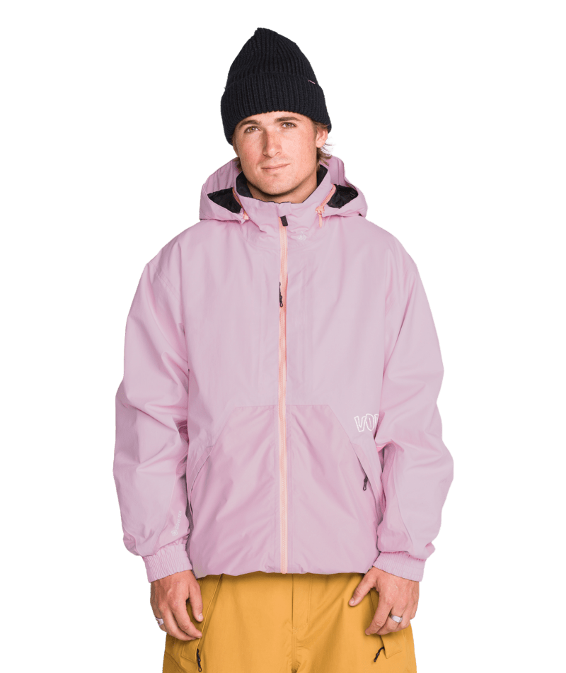 Volcom Mens Longo Gore-Tex Jacket - Pink 