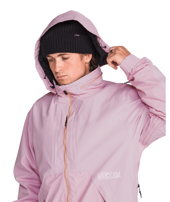 Volcom Mens Longo Gore-Tex Jacket - Pink 