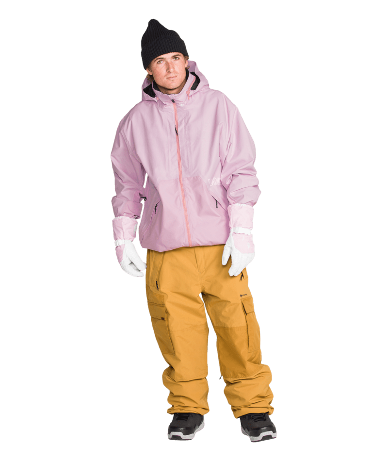 Volcom Mens Longo Gore-Tex Jacket - Pink 