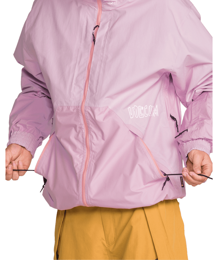 Volcom Mens Longo Gore-Tex Jacket - Pink 