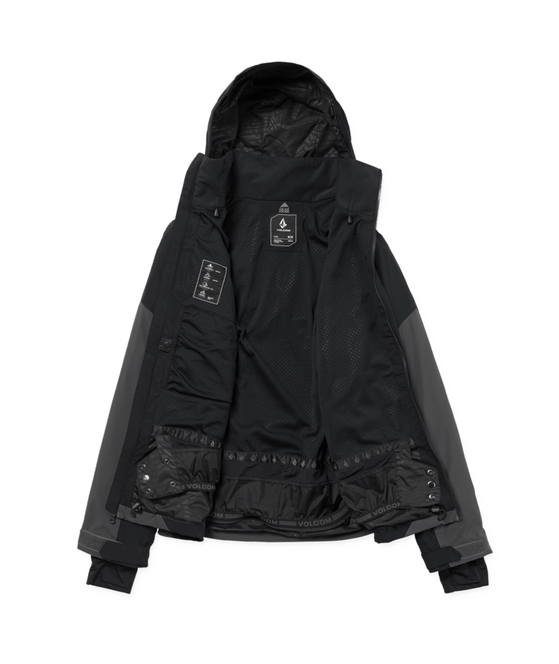 Volcom Mens Rnge Stretch 30K Jacket - Black 
