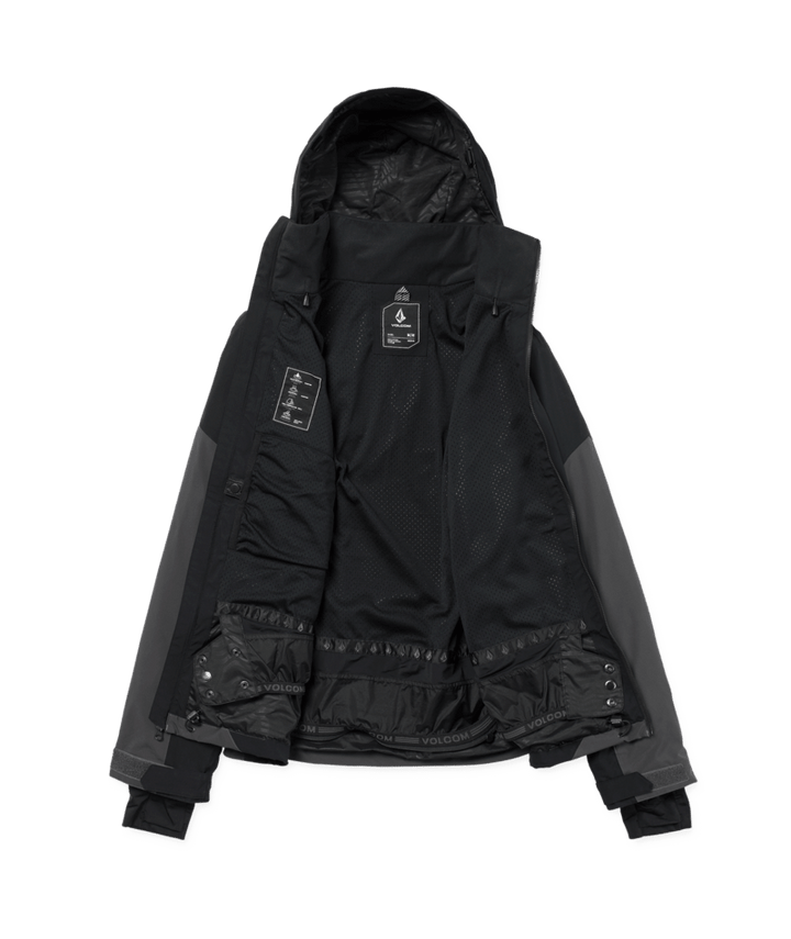 Volcom Mens Rnge Stretch 30K Jacket - Black 