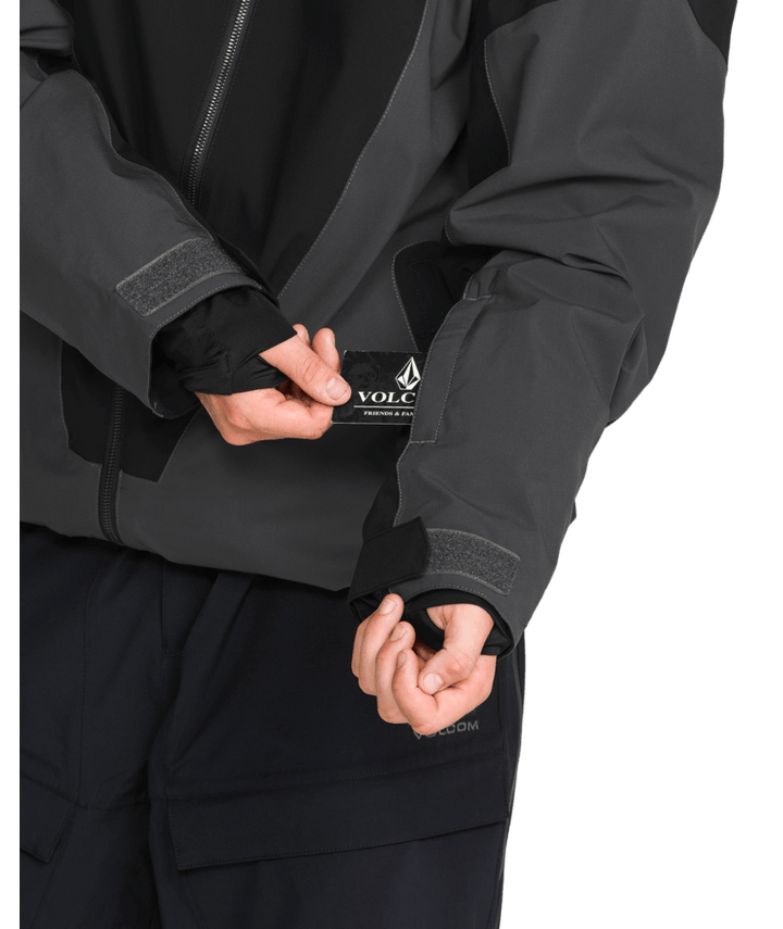 Volcom Mens Rnge Stretch 30K Jacket - Black 