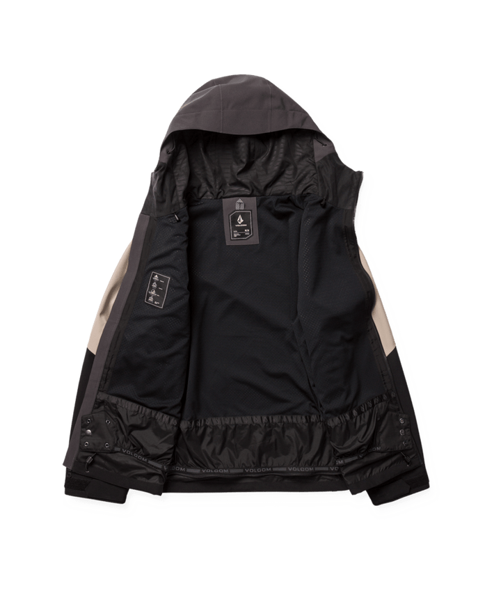 Volcom Mens Brighton Full Zip Jacket - Dark Grey 