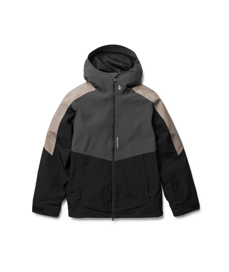 Volcom Mens Brighton Full Zip Jacket - Dark Grey #color_dark-grey