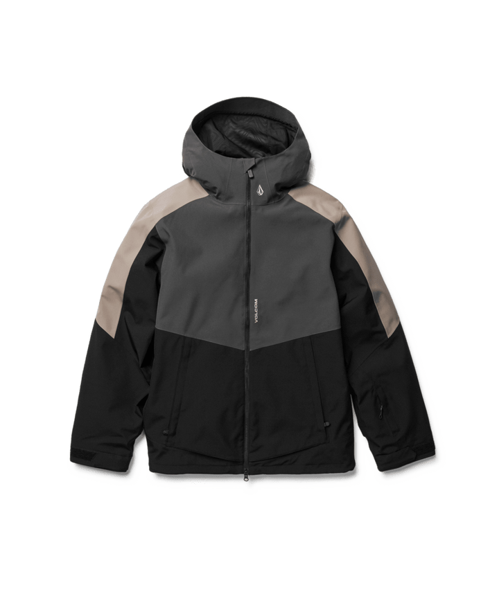 Volcom Mens Brighton Full Zip Jacket - Dark Grey 