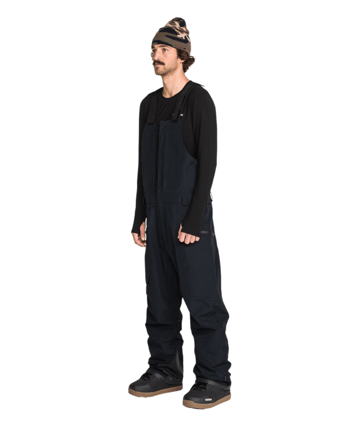 Volcom Mens Rain Gore Bib Overall - Black 