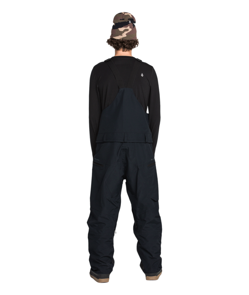Volcom Mens Rain Gore Bib Overall - Black 