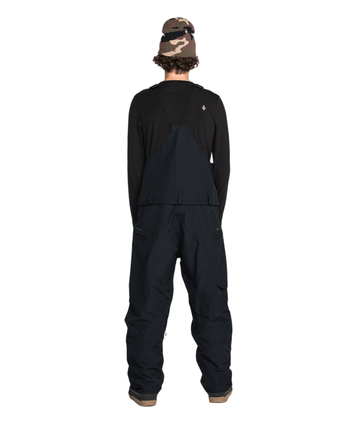 Volcom Mens Rain Gore Bib Overall - Black 