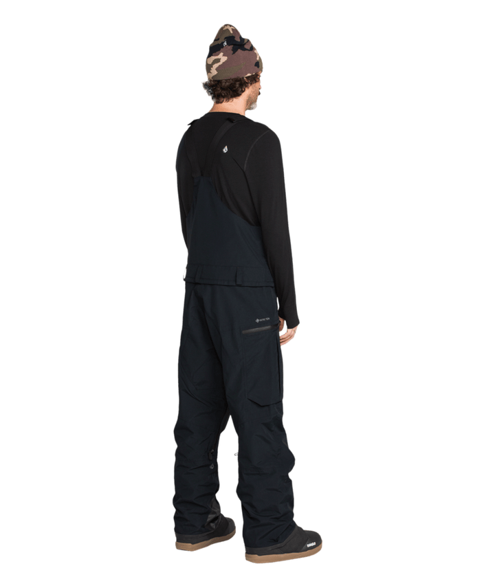 Volcom Mens Rain Gore Bib Overall - Black 