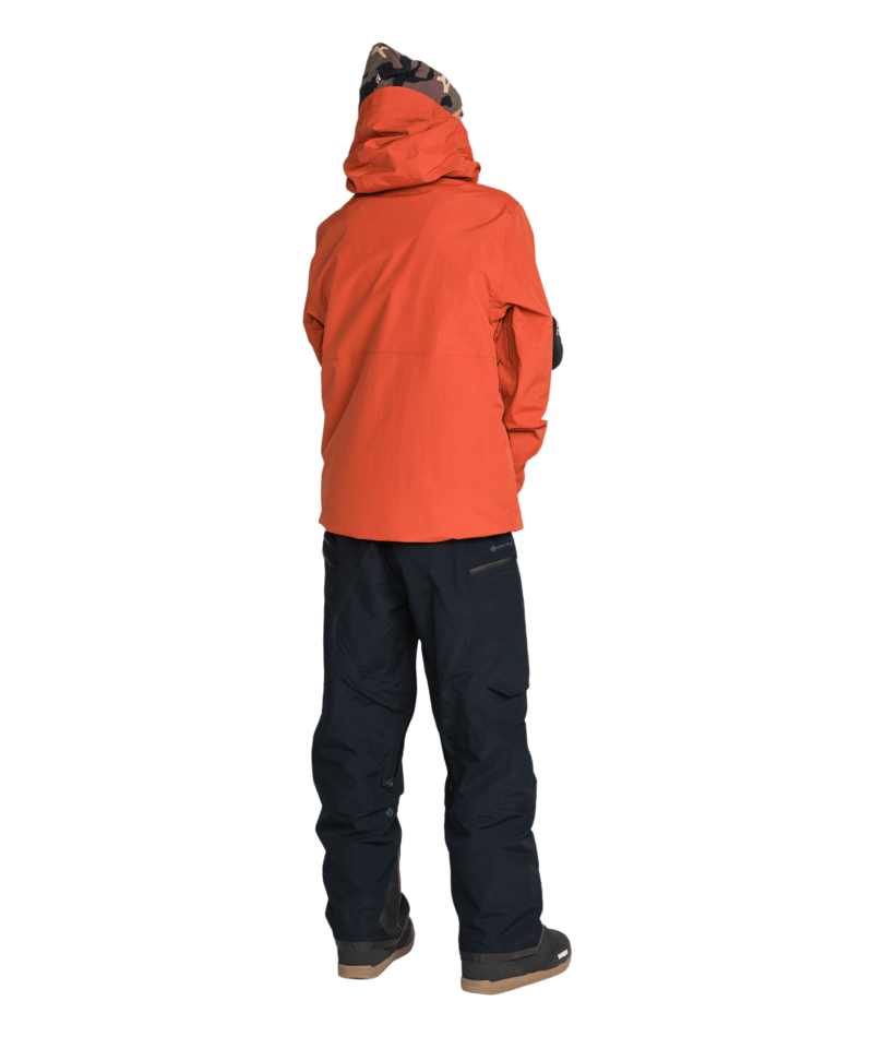 Volcom Mens Rain Gore Bib Overall - Black 