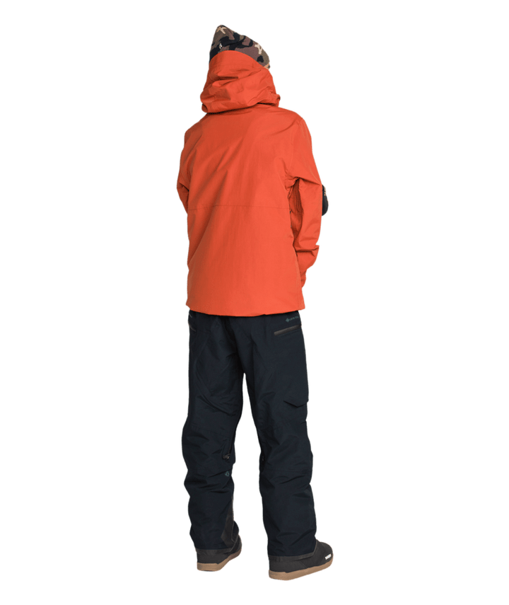 Volcom Mens Rain Gore Bib Overall - Black 