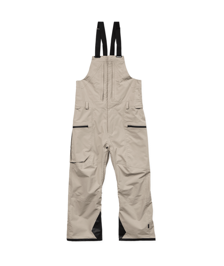 Volcom Mens Rain Gore Bib Overall - Khaki 