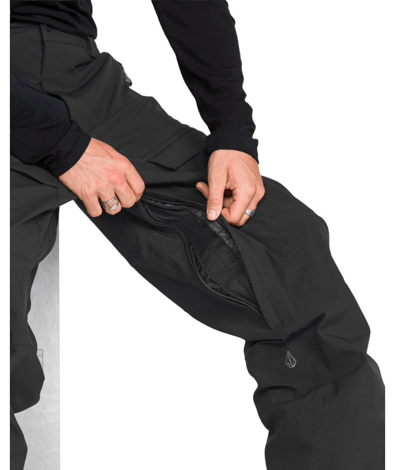 Volcom Mens Rnge Stretch 30K Pant - Black 