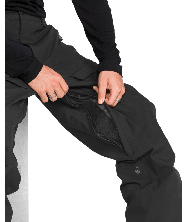 Volcom Mens Rnge Stretch 30K Pant - Black 