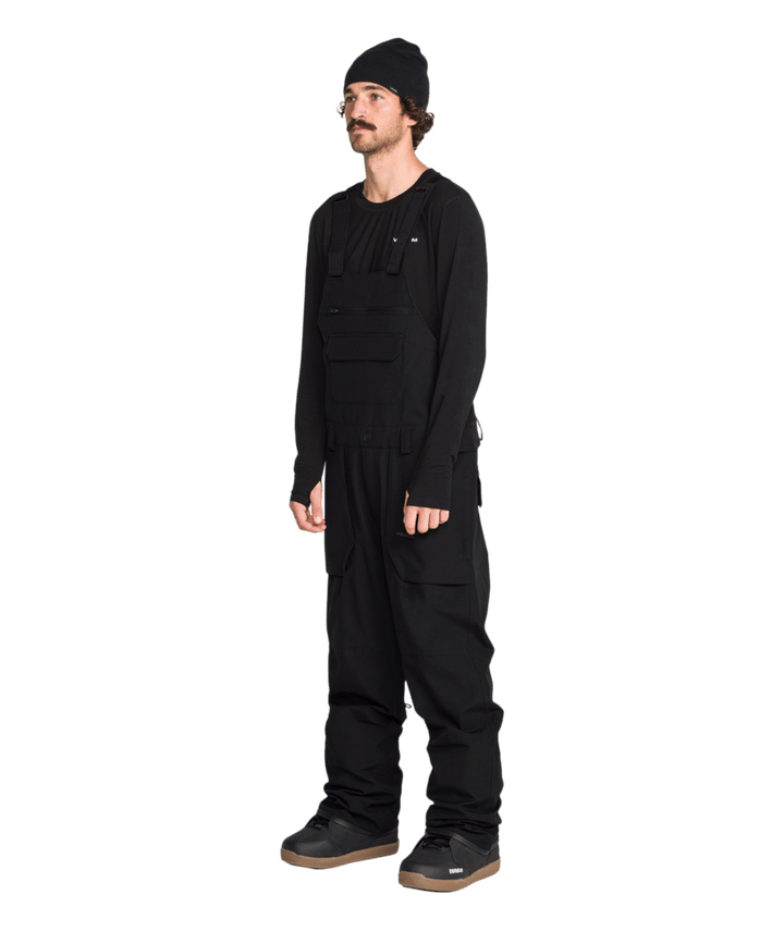 Volcom Mens Roan Bib Overall - Black 