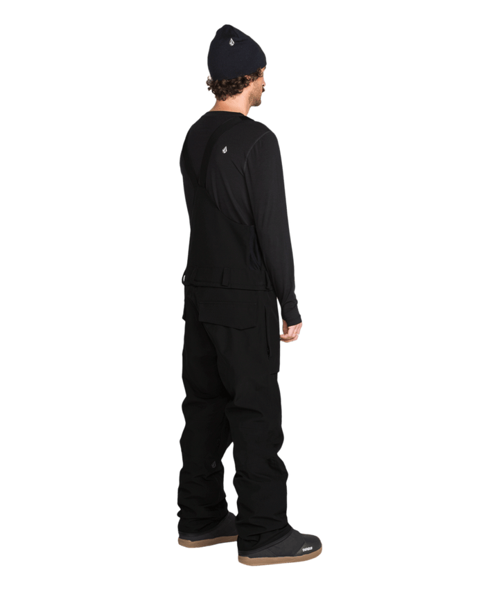 Volcom Mens Roan Bib Overall - Black 