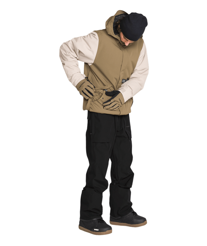 Volcom Mens Roan Bib Overall - Black 