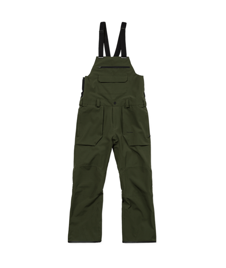 Volcom Mens Roan Bib Overall - Dkgreen 