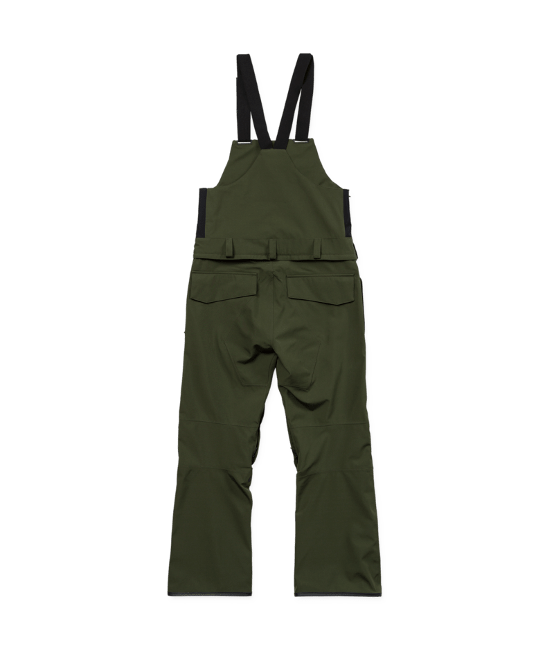 Volcom Mens Roan Bib Overall - Dkgreen 